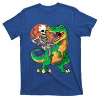 TRex Halloween Skeleton Dinosaur T Rex Funny Gift T-Shirt