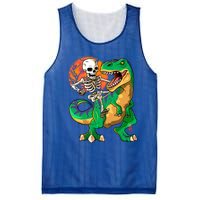 TRex Halloween Skeleton Dinosaur T Rex Funny Gift Mesh Reversible Basketball Jersey Tank