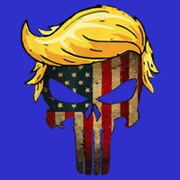 Trump Hair Skull 4th Of July Trump Us Flag Gift Hoodie