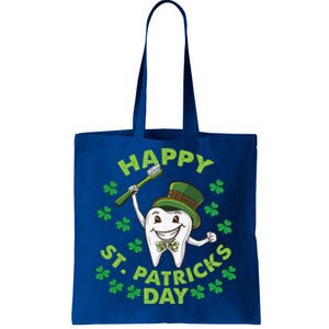 Tooth Happy St Patricks Day Dentist Funny Gift Tote Bag