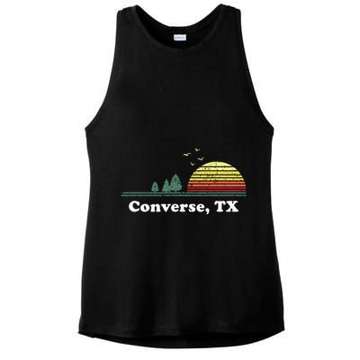 Texas Home Souvenir Print Ladies PosiCharge Tri-Blend Wicking Tank