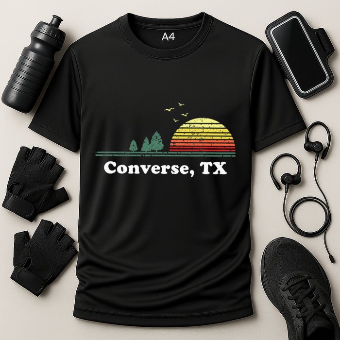Texas Home Souvenir Print Cooling Performance Crew T-Shirt