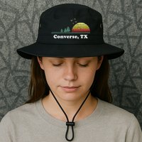 Texas Home Souvenir Print Bucket Hat
