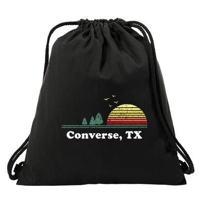 Texas Home Souvenir Print Drawstring Bag