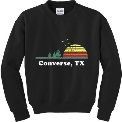 Texas Home Souvenir Print Kids Sweatshirt