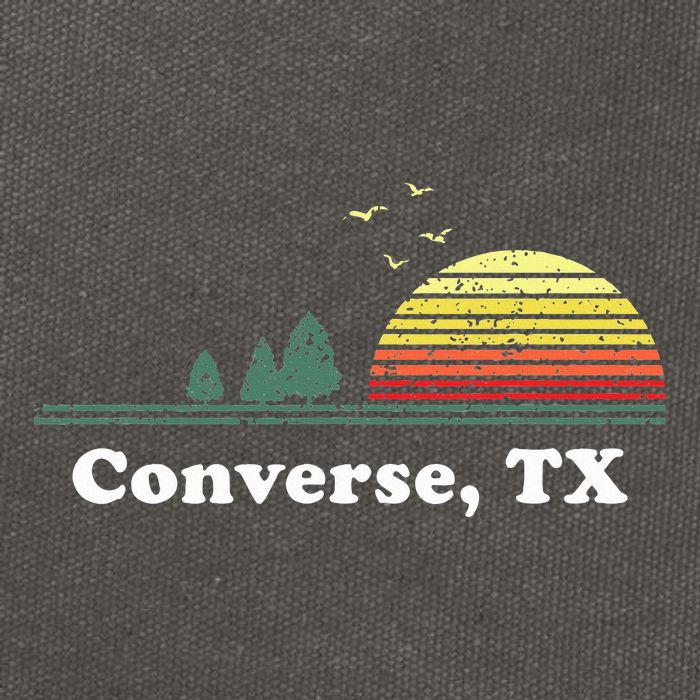 Texas Home Souvenir Print Cotton Canvas Backpack
