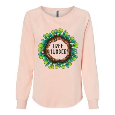 Tree Hugger Save Our Planet Womens California Wash Sweatshirt