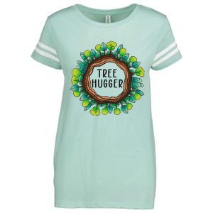 Tree Hugger Save Our Planet Enza Ladies Jersey Football T-Shirt