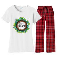 Tree Hugger Save Our Planet Women's Flannel Pajama Set