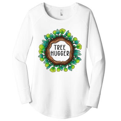 Tree Hugger Save Our Planet Women's Perfect Tri Tunic Long Sleeve Shirt