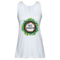 Tree Hugger Save Our Planet Ladies Essential Flowy Tank