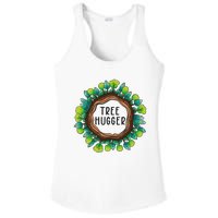 Tree Hugger Save Our Planet Ladies PosiCharge Competitor Racerback Tank