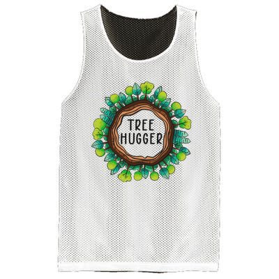 Tree Hugger Save Our Planet Mesh Reversible Basketball Jersey Tank