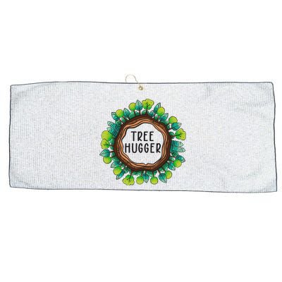 Tree Hugger Save Our Planet Large Microfiber Waffle Golf Towel