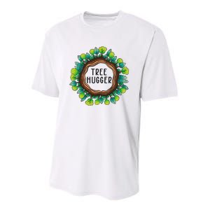 Tree Hugger Save Our Planet Youth Performance Sprint T-Shirt