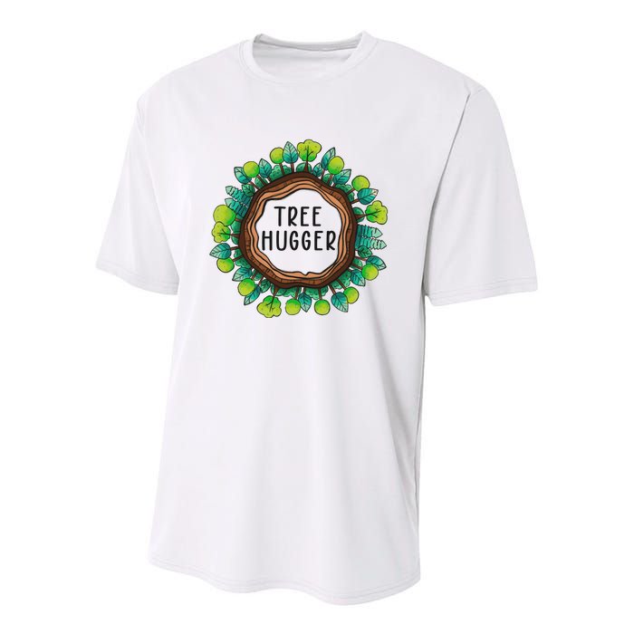 Tree Hugger Save Our Planet Youth Performance Sprint T-Shirt