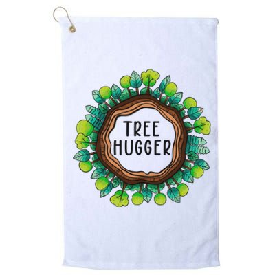 Tree Hugger Save Our Planet Platinum Collection Golf Towel