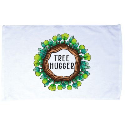 Tree Hugger Save Our Planet Microfiber Hand Towel