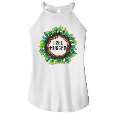 Tree Hugger Save Our Planet Women's Perfect Tri Rocker Tank