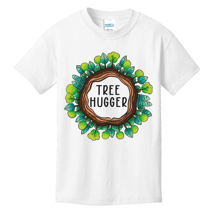 Tree Hugger Save Our Planet Kids T-Shirt