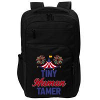 Tiny Hu Tamer Circus Carnival Ring Master Teacher Parent Gift Impact Tech Backpack