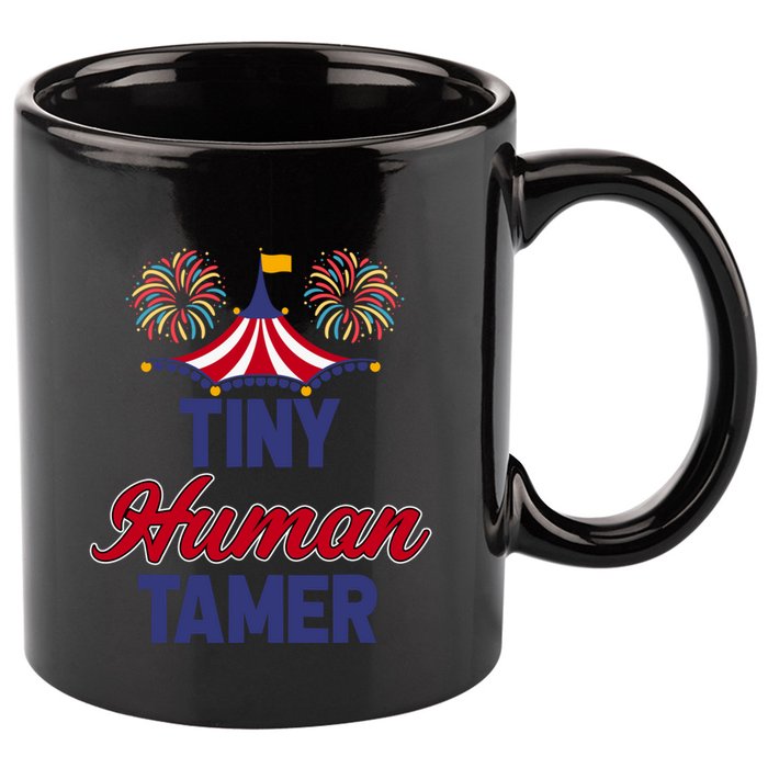 Tiny Hu Tamer Circus Carnival Ring Master Teacher Parent Gift 11oz C Handle Ceramic Mug