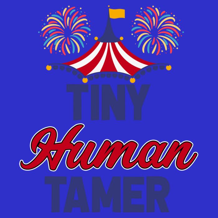 Tiny Hu Tamer Circus Carnival Ring Master Teacher Parent Gift Button