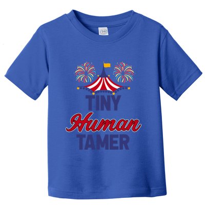 Tiny Hu Tamer Circus Carnival Ring Master Teacher Parent Gift Toddler T-Shirt