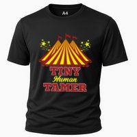 Tiny Hu Tamer Circus Carnival Ring Master Teacher Parent Gift Cooling Performance Crew T-Shirt