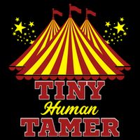 Tiny Hu Tamer Circus Carnival Ring Master Teacher Parent Gift Cooling Performance Crew T-Shirt