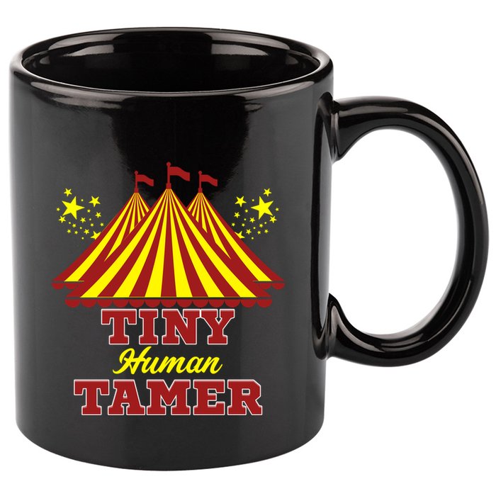 Tiny Hu Tamer Circus Carnival Ring Master Teacher Parent Gift 11oz C Handle Ceramic Mug