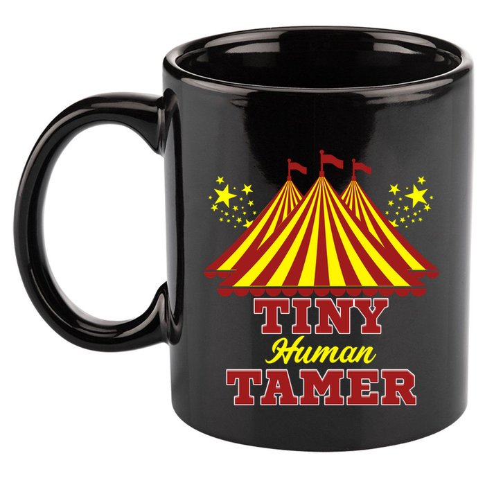 Tiny Hu Tamer Circus Carnival Ring Master Teacher Parent Gift 11oz C Handle Ceramic Mug