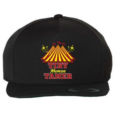 Tiny Hu Tamer Circus Carnival Ring Master Teacher Parent Gift Wool Snapback Cap