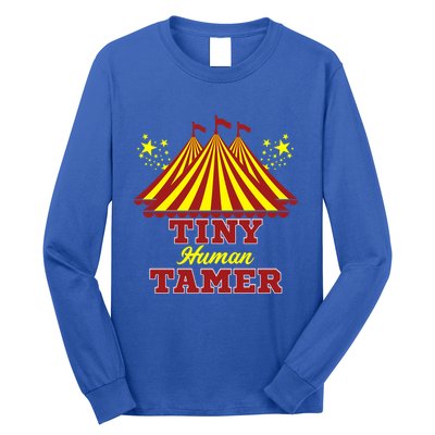 Tiny Hu Tamer Circus Carnival Ring Master Teacher Parent Gift Long Sleeve Shirt