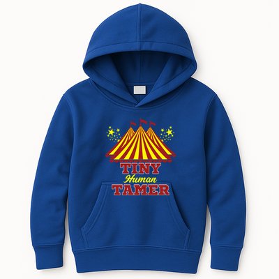 Tiny Hu Tamer Circus Carnival Ring Master Teacher Parent Gift Kids Hoodie