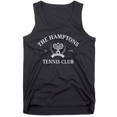 The Hamptons Tennis Club Vintage Style Aesthetic Crewneck Tank Top