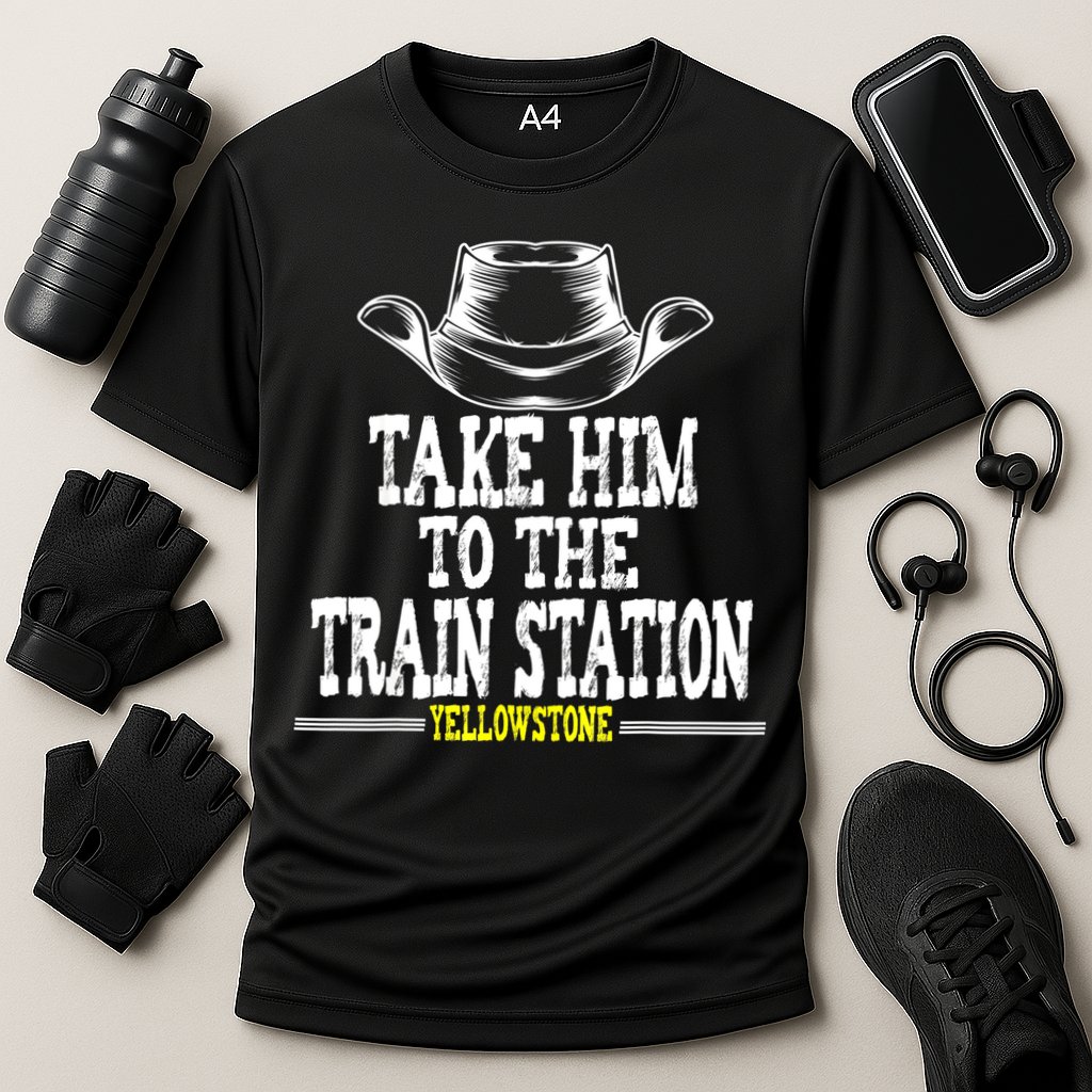 Take Him To The Train Station Apparel Performance Shirt
