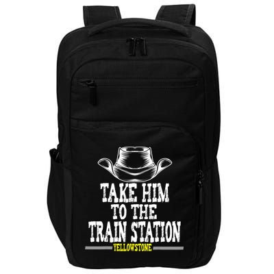 Take Him To The Train Station Apparel Impact Tech Backpack