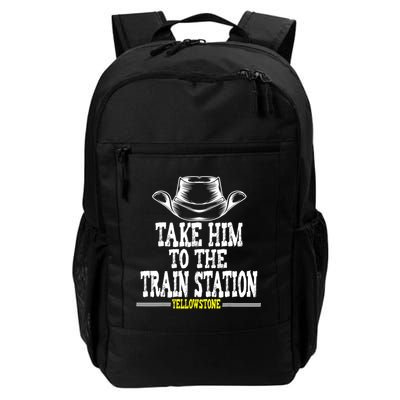 Take Him To The Train Station Apparel Backpack