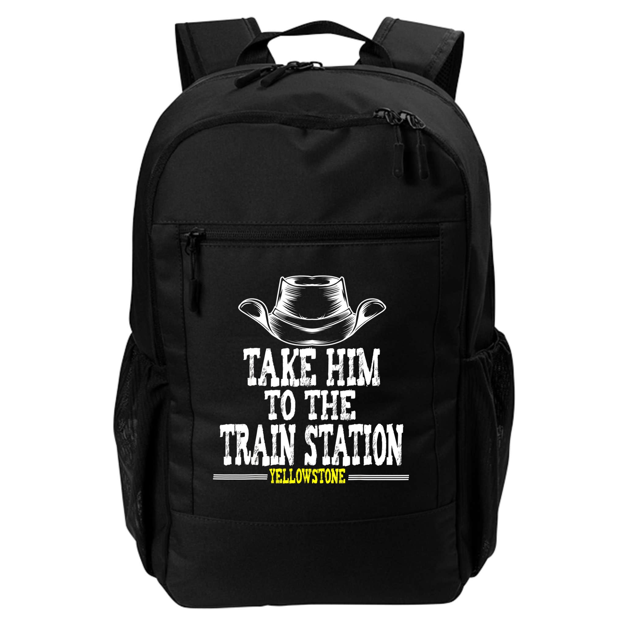 Take Him To The Train Station Apparel Backpack