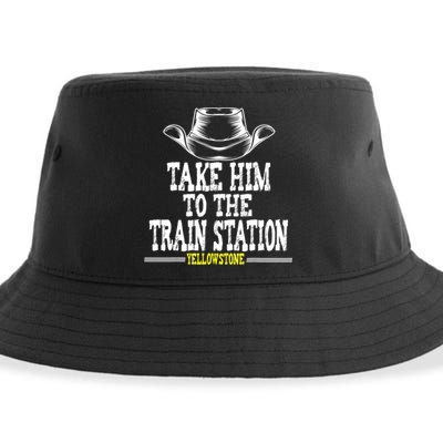 Take Him To The Train Station Apparel Sustainable Bucket Hat