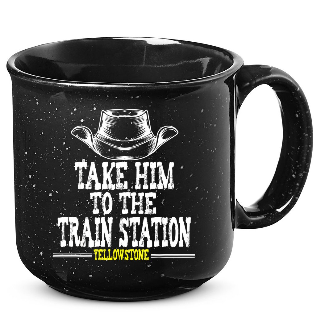 Take Him To The Train Station Apparel 15oz Campfire Ceramic Mug