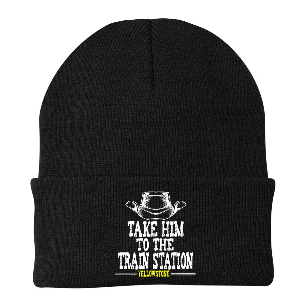 Take Him To The Train Station Apparel Beanie