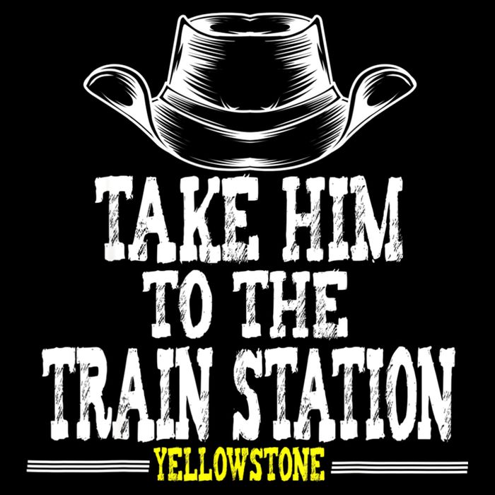 Take Him To The Train Station Apparel Flat Bill Trucker Hat