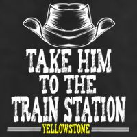 Take Him To The Train Station Apparel Golf Towel