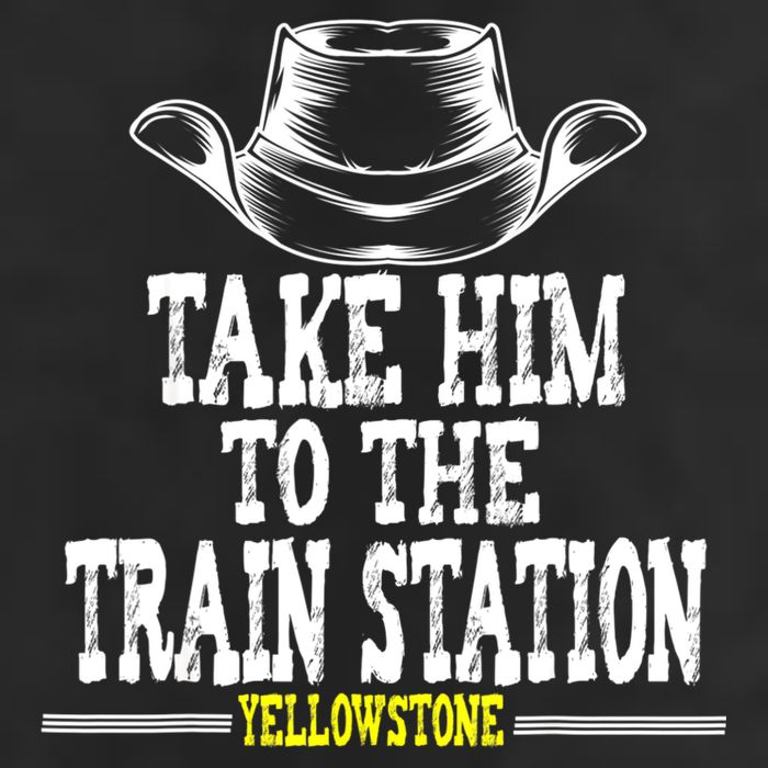 Take Him To The Train Station Apparel Golf Towel
