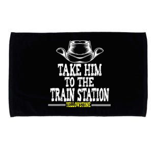 Take Him To The Train Station Apparel Microfiber Hand Towel