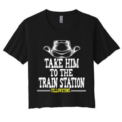 Take Him To The Train Station Apparel Crop Top