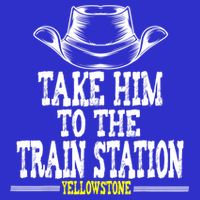 Take Him To The Train Station Apparel Button