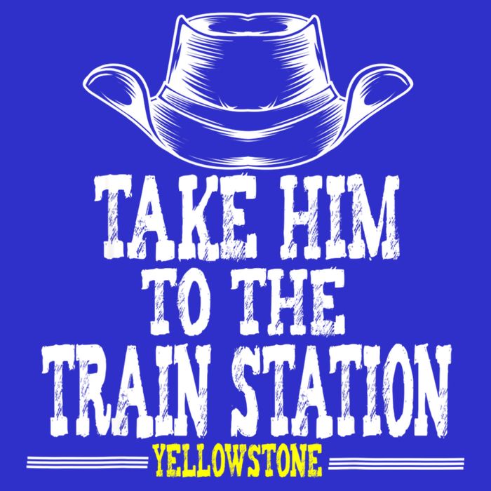 Take Him To The Train Station Apparel Button